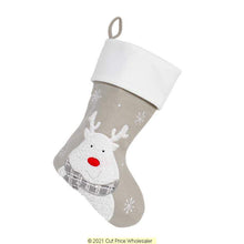 Load image into Gallery viewer, Soft Feel Xmas Stocking
