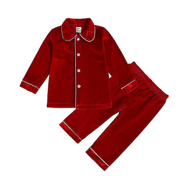 MALE Adult Frill Velvet PJS