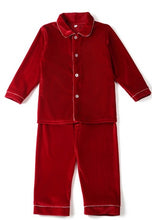 Load image into Gallery viewer, Boys Velvet Pjs
