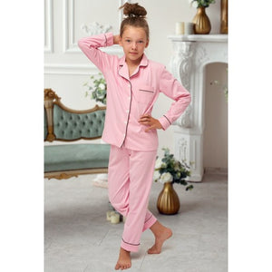 Kids & Adult Pink Cotton PJS