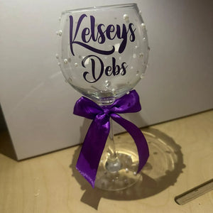 Personalised Pearl Glasses