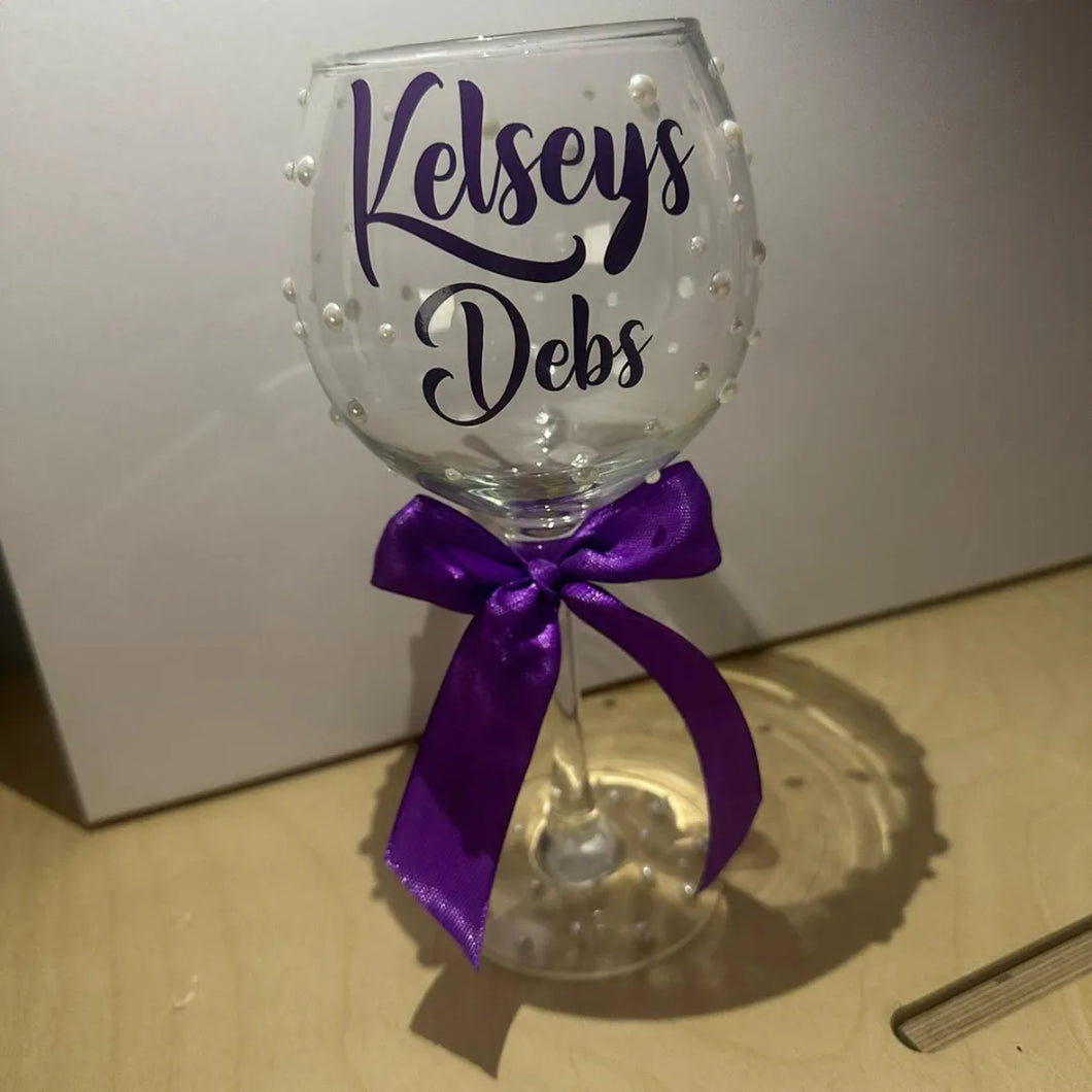 Personalised Pearl Glasses