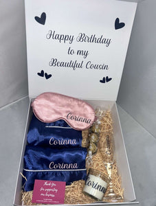 Navy Birthday Gift Box