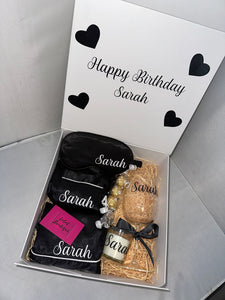 Black Satin Gift Box