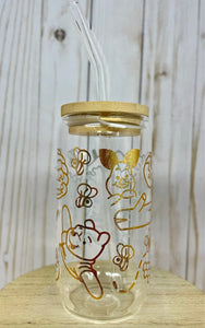 Winnie the Pooh Libbey Glass Cup