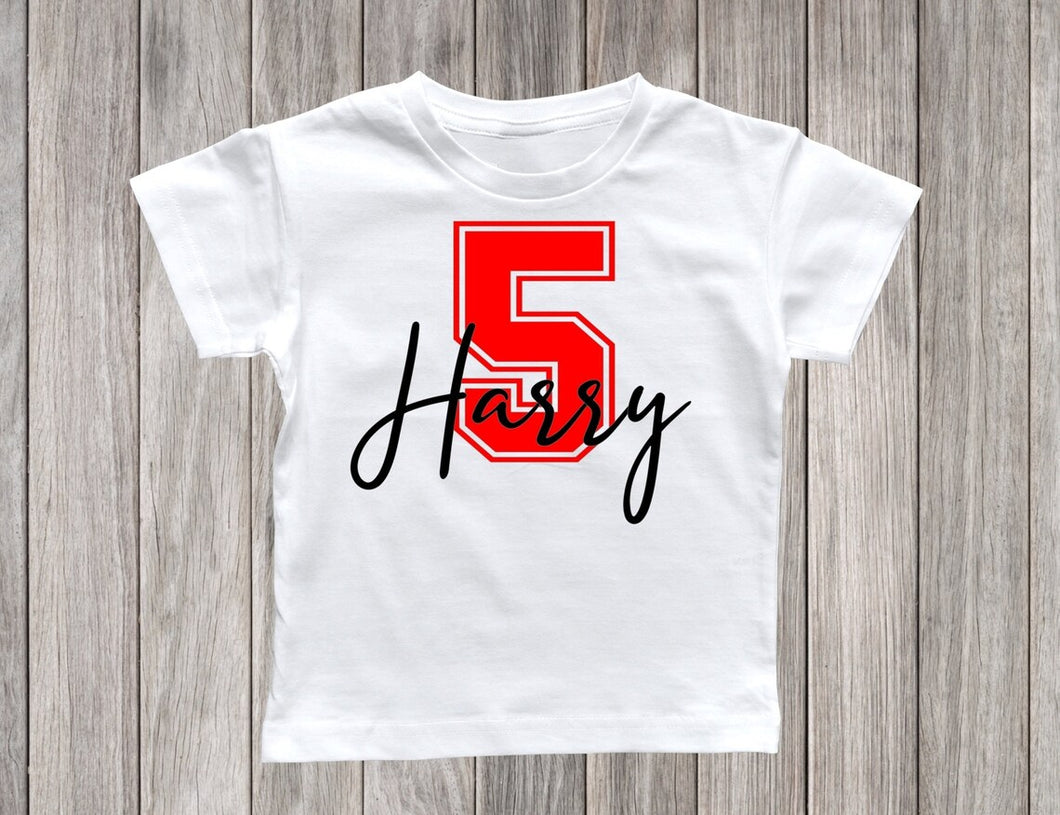 Kids Birthday Tshirt