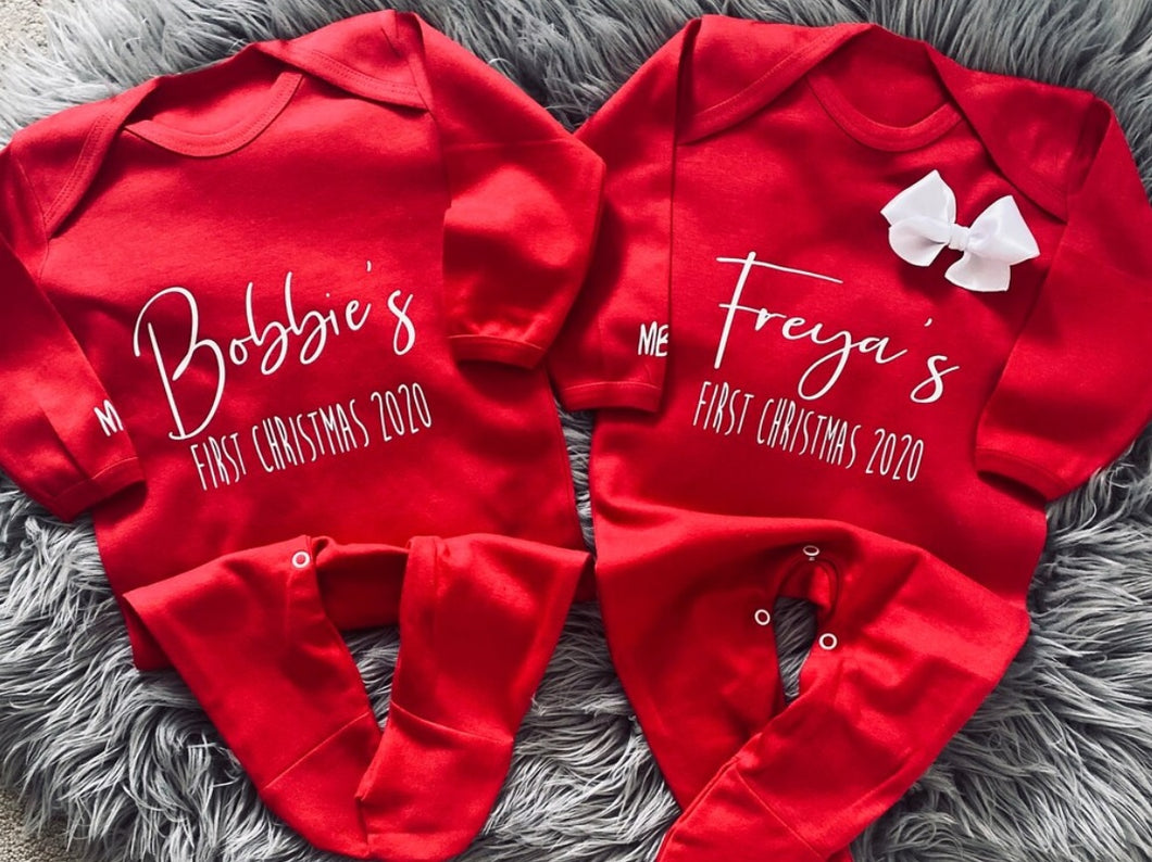 Red Baby Grow